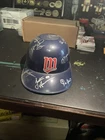 Minnesota Twins Team Signed Mini Helmet 2006-2007 Joe Mauer Justin Morneau +more