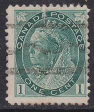 Canada 1898 Victoria 1c Fine Used SG 151 VGC