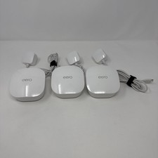 Amazon Eero 6 J010001 Dual-Band Mesh Wi-Fi 6 Router w/ Power cords - 3 Pack