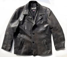 Schott NYC giacca di pelle cappotto di pelle per auto tg. L (grande)