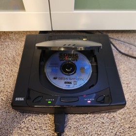 SEGA Saturn Bundle MK-80000 Controller Cords & Sonic 3D Blast Tested Excellent