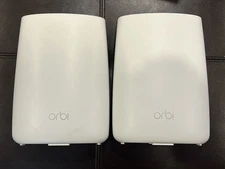 Netgear Orbi (1) Satellite RBS50v2 (1) Router RBR50v2 & (2) Power Cords - USED