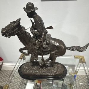 Trooper of the Plains - Frederic Remington - Marble Base