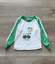 Vintage 1970s Baylor Bears Toddler Longsleeve Shirt Size 12M Made In USA College