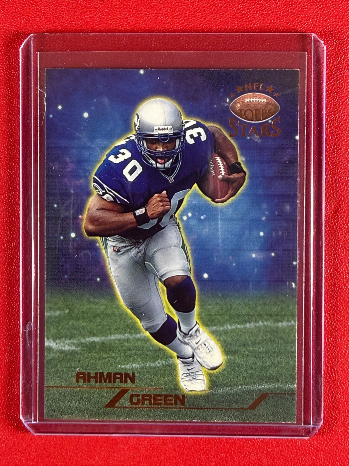 Ahman Green Topps Stars #18 Bronze