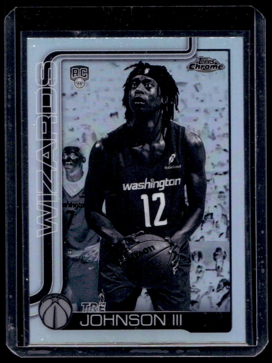 2025-26 Topps Chrome Tre Johnson III Negative  #256
