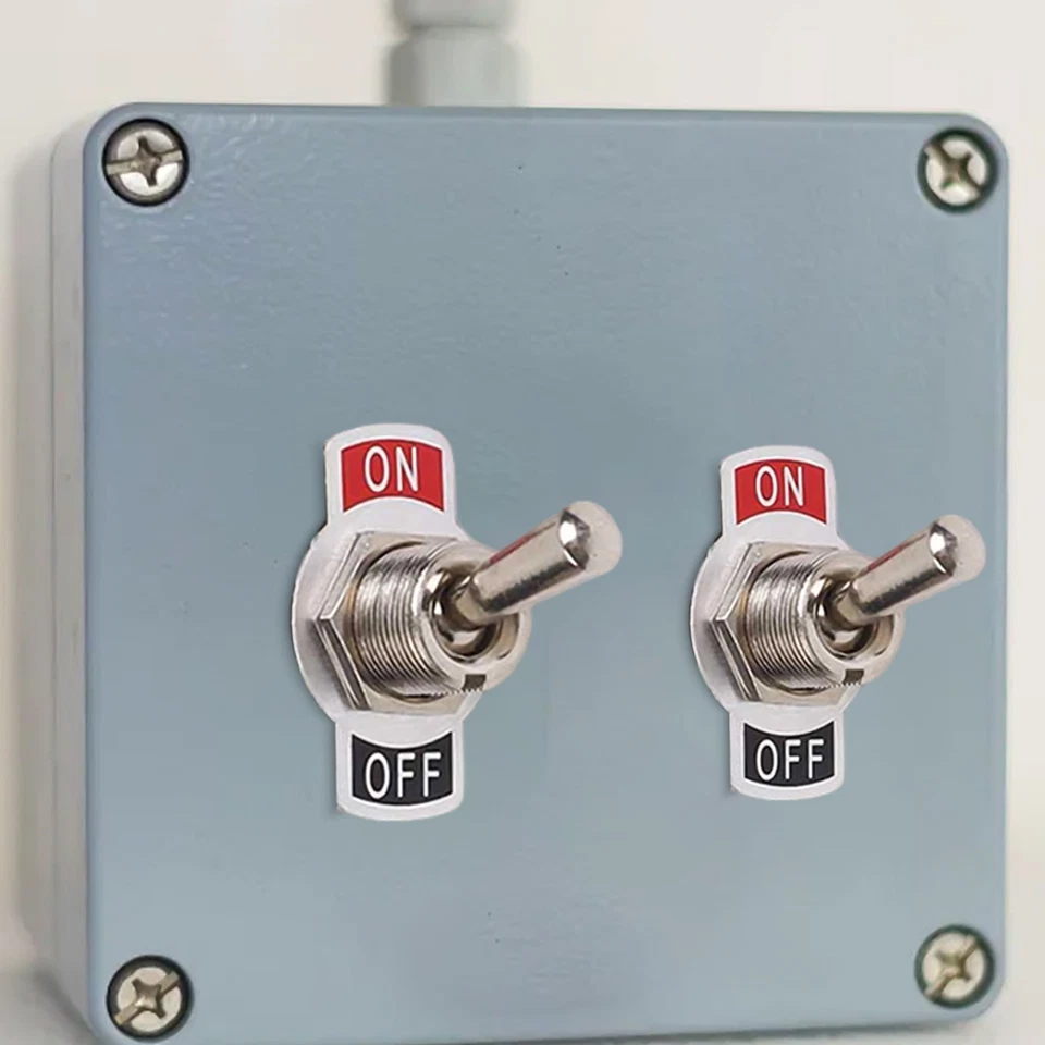 10Pieces Toggle Switch 12V 24V 220V 230V 10A ON / OFF 2 Pin Car Rocker Switch - Image 3 of 4