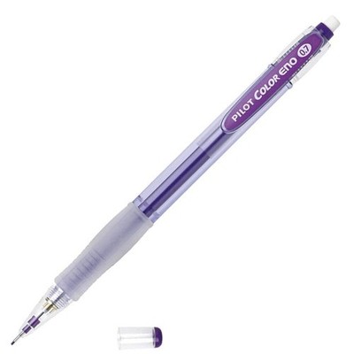 Pilot Color Eno Mechanical Pencil, 0.7mm, Violet Body, Violet Lead