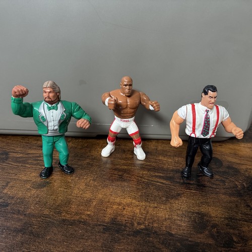 Lot Of 3 WWF Hasbro Wrestling Figures Virgil, IRS ...