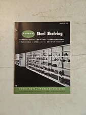Vintage 1958 Penco Metal Products Industrial Steel Shelving Brochure 