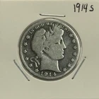 1914 S Barber Half Dollar, 90% Silver, Semi Key Date, Only 992k Minted! 🔥