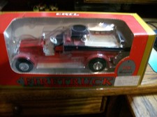 Ertl 3776 1:30 1926 Seagrave Fire Truck Coin Bank W/Key Die Cast Model