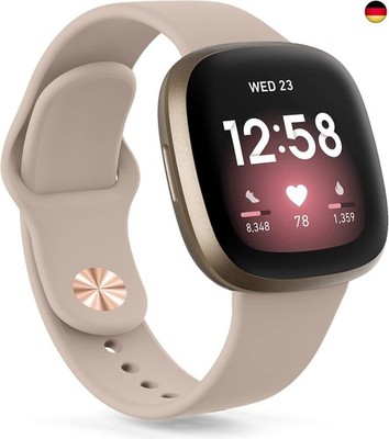 Oumida Armband für Fitbit Versa 3/4 und Sense/Sense 2 - Silikon Sportarmband 