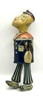 T#33 Vintage 1930'S MARX Popeye The Sailor Man Tin Wind Up Walking Toy