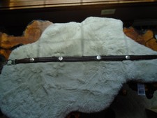Men's Onyx By Brighton 11507 Golf Belt Medallion 32" Brown Leather 1998 NICE