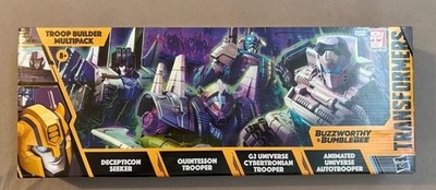 Transformers Buzzworthy Bumblebee 4-pack Troop Builder Multipack Neu OVP