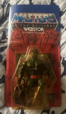 WEBSTOR vintage masters of the universe motu factory sealed Look Unpunched