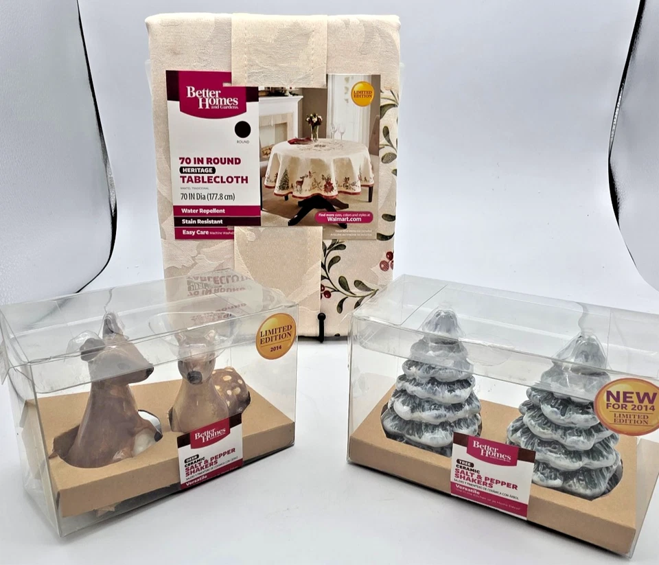 Better Homes & Gardens HERITAGE Winter Forest Dishware, Serving Ware, Tablecloth - Image 4 of 4