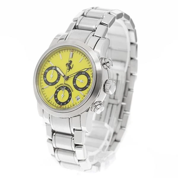 Girard Perregaux — Girard-Perregaux 8020 38mm SS Yellow Dial Automatic Watch #C16098