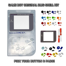 Nintendo Game Boy Original DMG Replacement Housing Shell Kit CLEAR