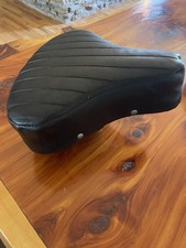 Vintage Black Troxel Bicycle Seat With Springs Made In Moscow Tennessee Usa