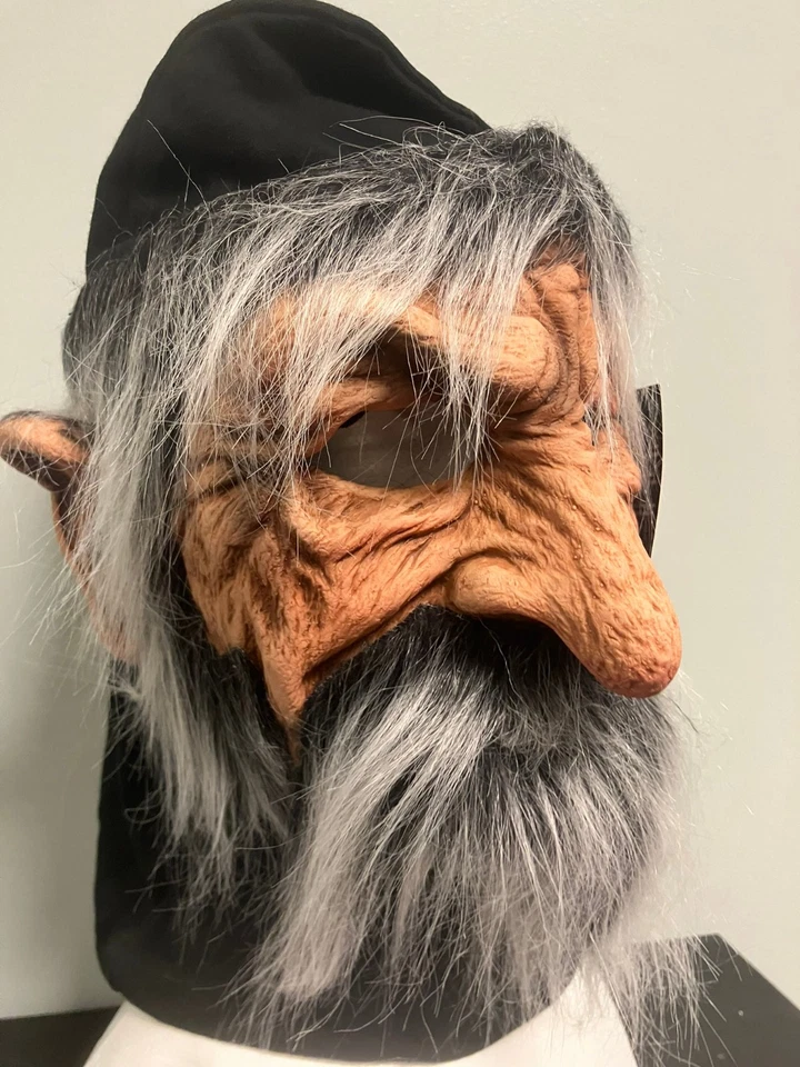 Bearded Old Man - Zagone Studios "Bernie" Moving Mouth Adult Mask - Image 3 of 4
