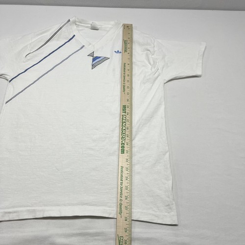 Vintage Adidas Trefoil T-Shirt Blue Mens Adult Large (42-44) Made In USA Graphic by Adidas, Size L, $47.4 - Photo 7