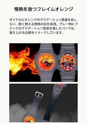 CASIO] Watch G-Shock Flame inside series GA-2100FL-8AJF Men's Gray