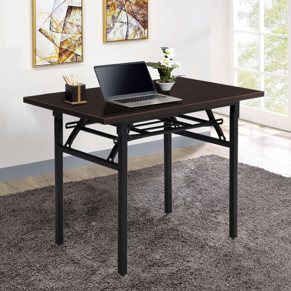Folding Computer Desk Modern Home Office Laptop Table Study Writing ...