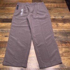 Perry Ellis Portfolio Pants Adult 38x30 Gray Pleated Front Dress Mens New
