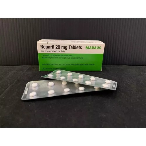 REPARIL 20MG TABLETS 50's FOR REDUCES SWELLING & INFLAMMATION - X 5 | eBay