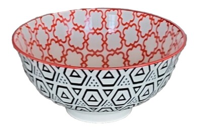 Four (4) ONEMORE ~ Colorful ~ 10 Oz. ~ Durable Ceramic Bowls ~ Stackable (4)