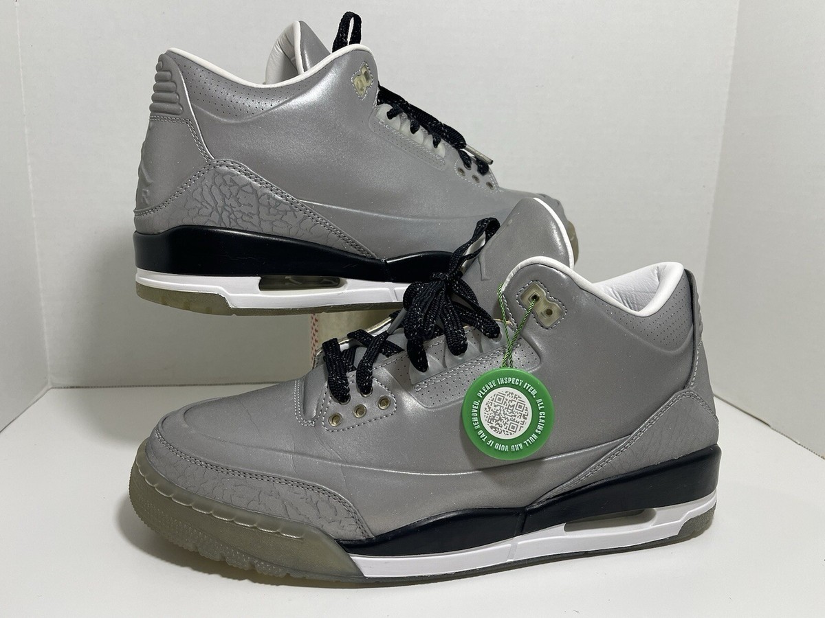 Jordan 5Lab3 Reflective Silver 2014 Size Used 631603-003 No