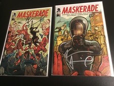 DARK HOUSE MASKERADE #1-2 Cover 2x Signed KEVIN SMITH ANDREW THOMAS
