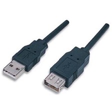 Manhattan Cavo USB 2.0 A maschio/A femmina 3 m