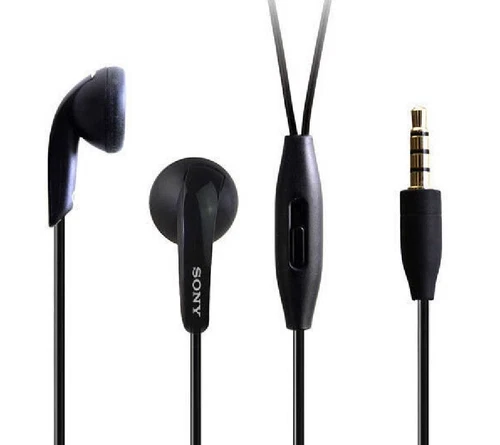 SONY Earbuds Wired Earphones MH410C Black Microphone 3.5mm 4 Pole Straight Jack