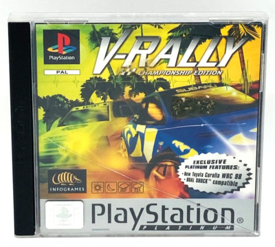 V Rally Championship Edition Platinum Sony PlayStation 1 PS1 OVP