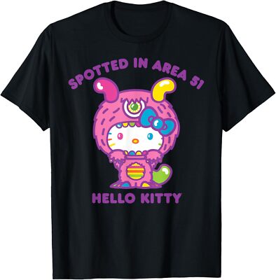 Hello Kitty Spotted in Area 51 Alien Sighting T-Shirt