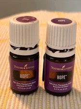 Young Living Essential Oils HOPE 2 - 5ml Bottles, Opened, A Bit Used From One