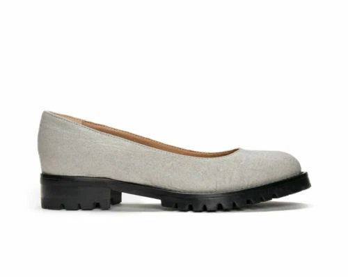Chaussures plates et ballerines grises pour femme