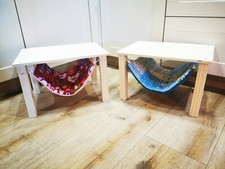 Meerschweinchen Hase Haus Hängematte + Gestell Unterstand Hängemattengestell 