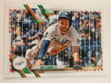 2021 Topps Holiday TREA TURNER Base #HW213 Los Angeles Dodgers