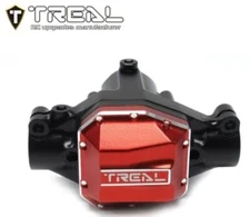 TREAL SCX10 Pro Front Axle 3rd Member Center Housing Aluminum Black