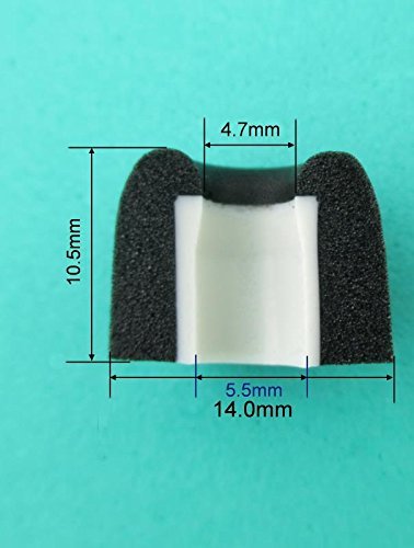 New 6 Pair Memory Foam Replacement Earbuds for JayBird X, X2 & X3 (Large)