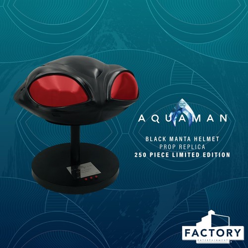 Aquaman - Black Manta Helmet Limited Edition Prop Replica Brand New Sealed - Picture 5 of 5