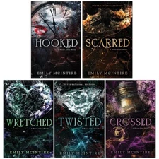 Never After Series 5-Book Set  by Emily McIntire Hooked, Scarred, Wretched,Twist