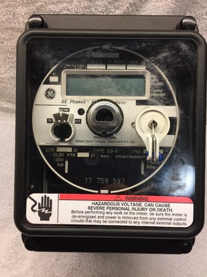 General Electric ES-3 Watthour meter