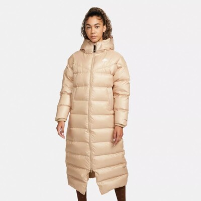 Nike Therma-FIT City Series Women´s Parka Puffer Jacket DH4081-200 Beige/Gold