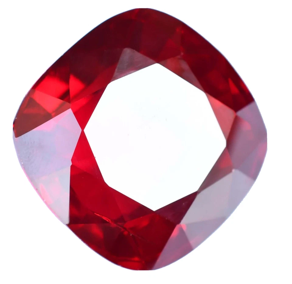 83.65 Ct Mozambique Blood Red Ruby Certified Stunning Cushion Treated Gemstone - Image 3 of 4