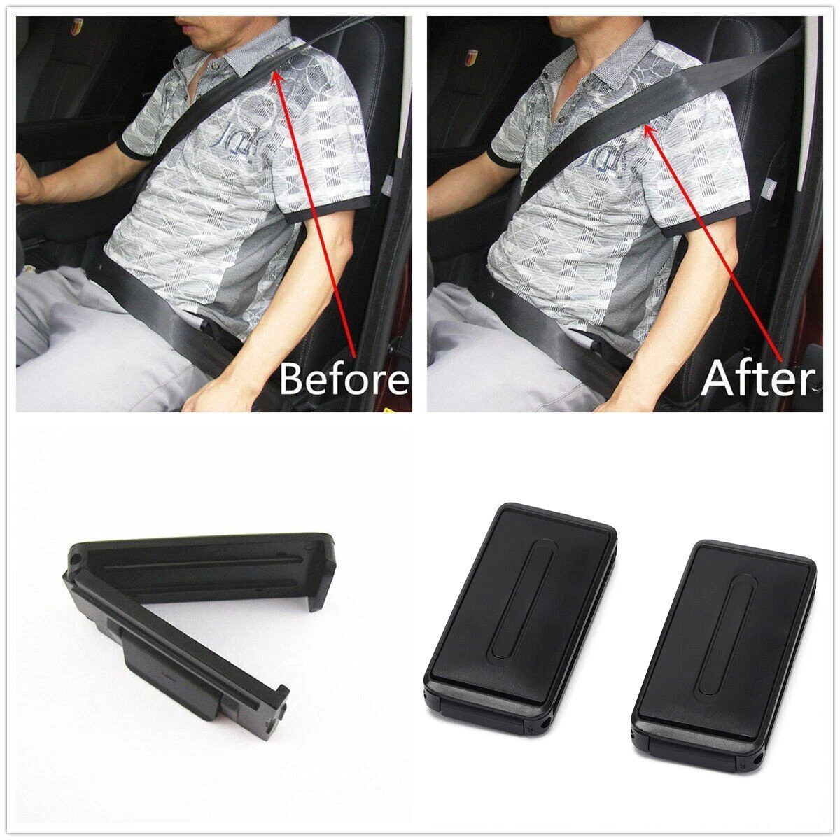 Seat top belt tightener